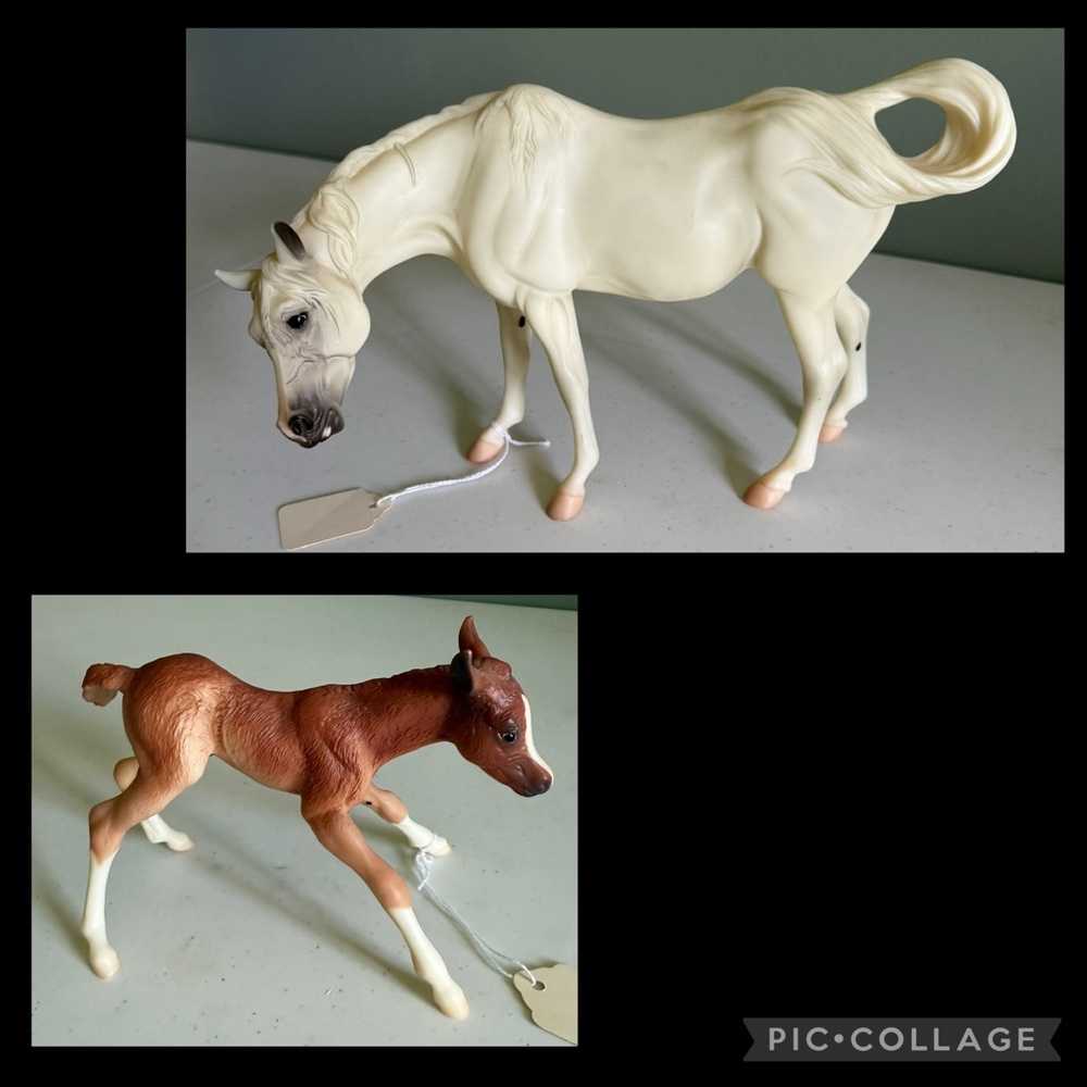 Breyer Rare Vintage Susecion and Le Fire Set